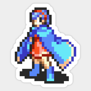 Female Mage Fighting Sprite Sticker